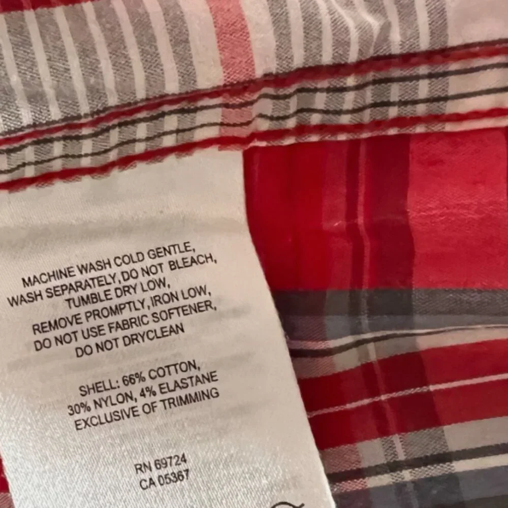 Columbia Shirt Mens XL Red White Omni-Wick Decoy Rock Fishing Hiking Pocket‎